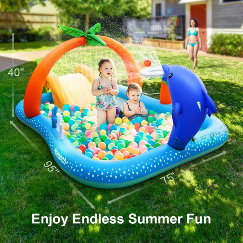 Homech Inflatable Pools Plastic Inflatables & Reviews Wayfair